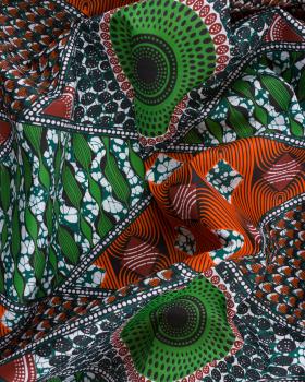 Polynesian Fabric NAHEITI Green - Tissushop